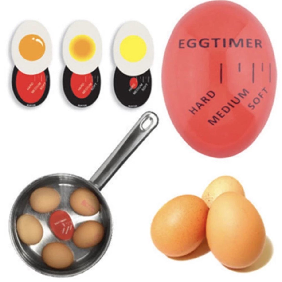 Ei timer van Versteeg® - Altijd perfecte eieren-Kleur veranderende eier timer-Egg timer-Kookwekker-Perfect ei