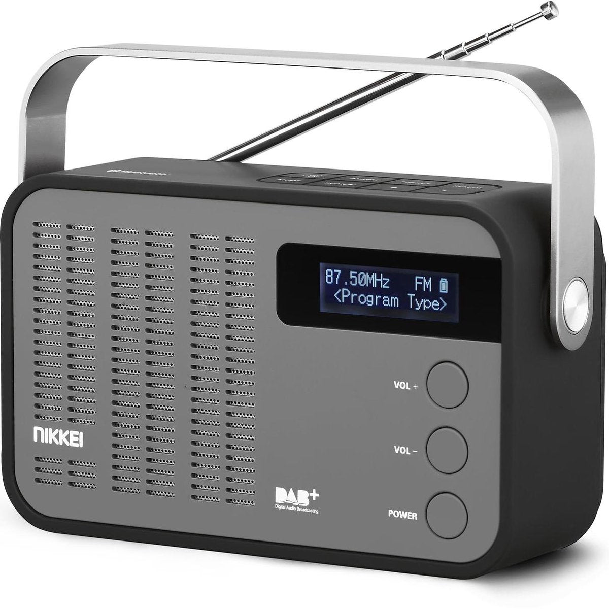 Nikkei NDB40BK - Draagbare DAB+ Radio met PLL FM
