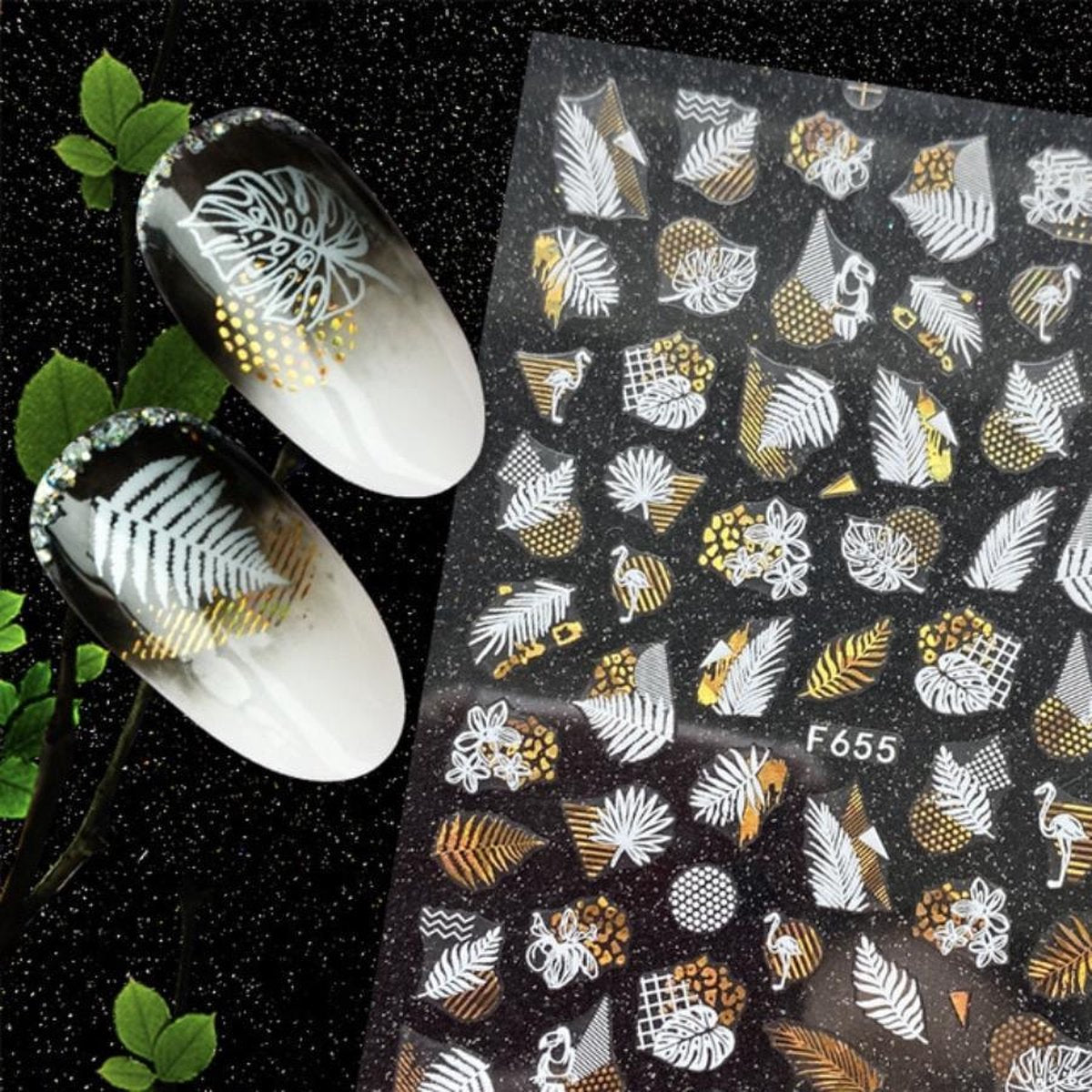 Nagel Stickers Summer Nail Art 3D - Nagelversiering - Decoratie Stickers - Nagelfolie - 92 stickers