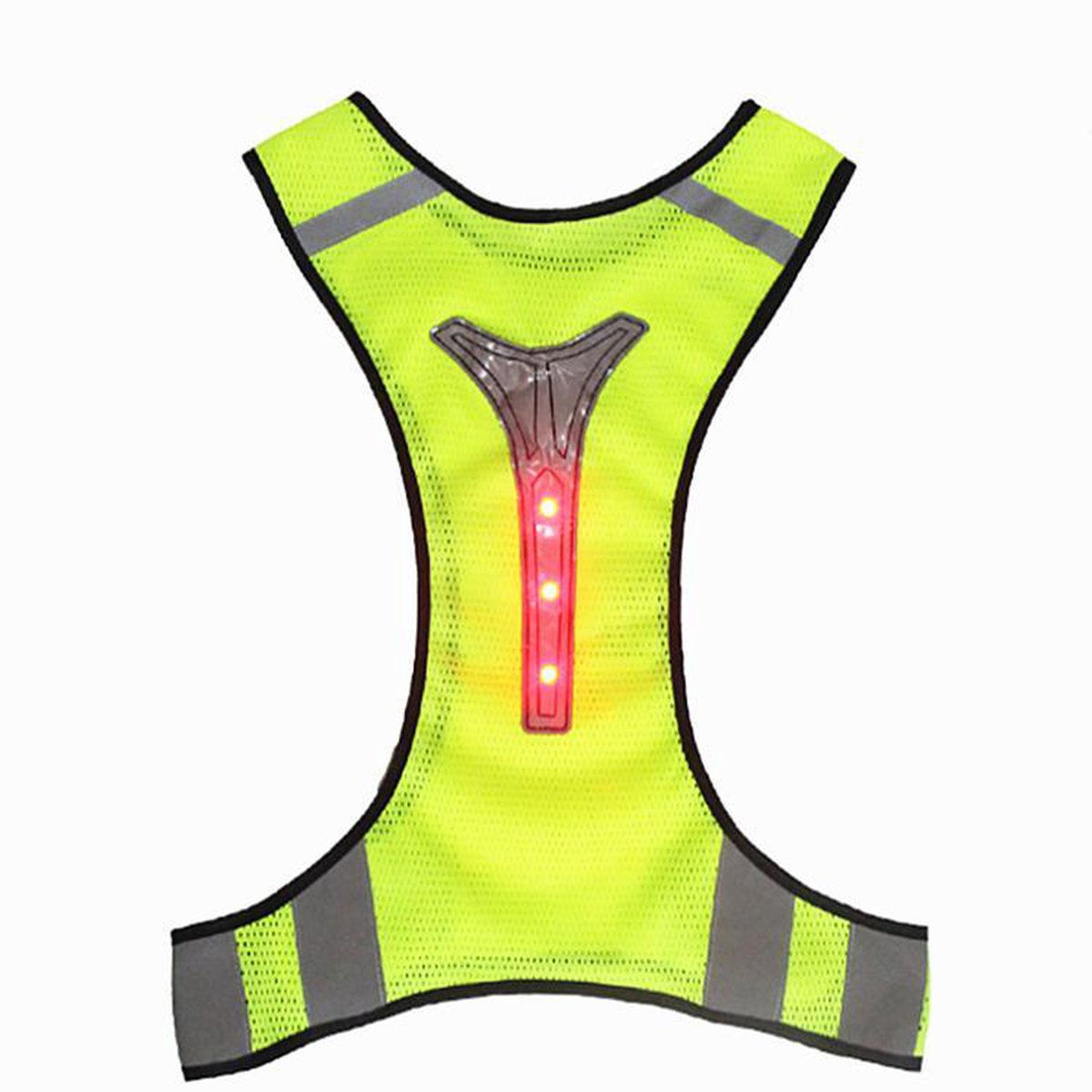 LED Sport Vest - Veiligheidsvest - Hardloop Verlichting - Reflecterend Hardloopvest - Verstelbaar - One Size