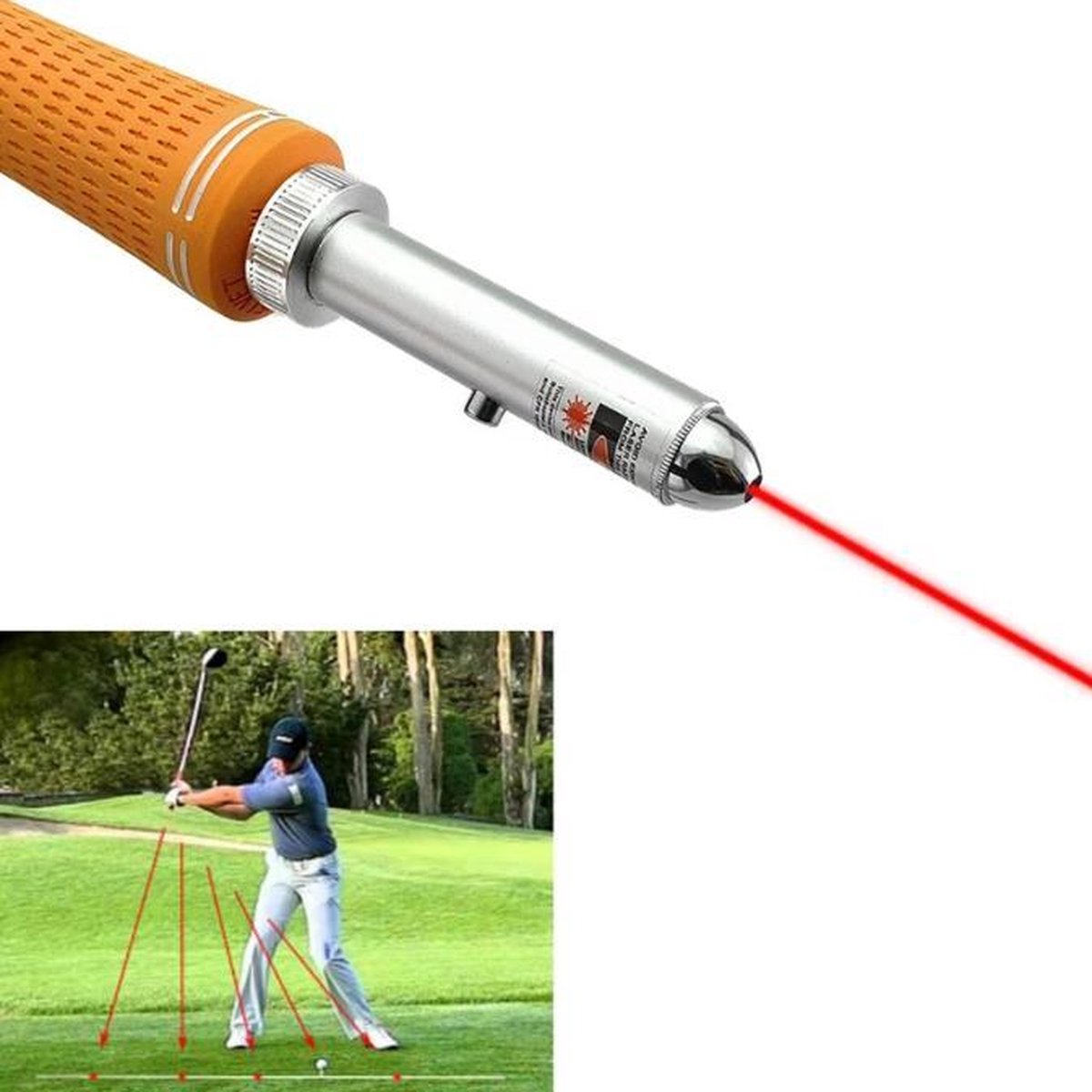 Firsttee - Golfclub Laser - Golftrainingsmateriaal - Golf  Accessoires - Sport - Cadeau - Golfset - Trainingsmaterialen - Golfballen - Putting - Afslag trainer - Mat - Trolley - Tees afslaan - Oefenen - Swing - Golftas - Oefen - Pratice - Net