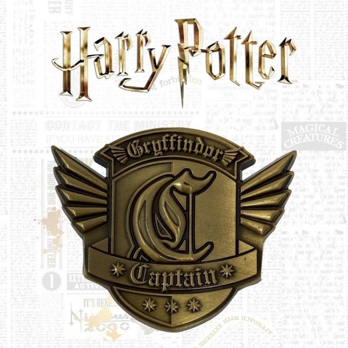 HARRY POTTER - Gryffindor Quidditch - Limited Edition Munt