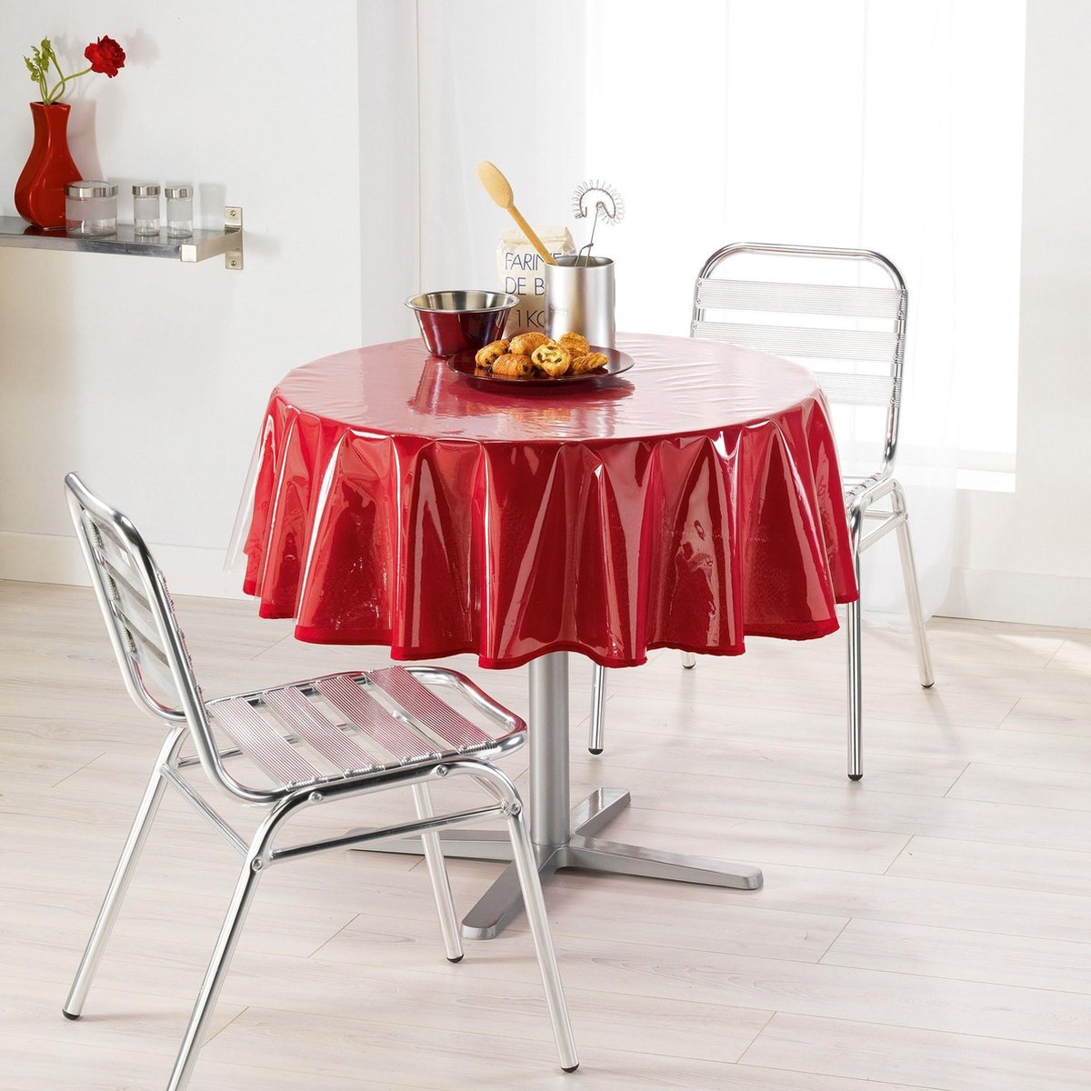 Tafelzeil rond Transparant - 180cm