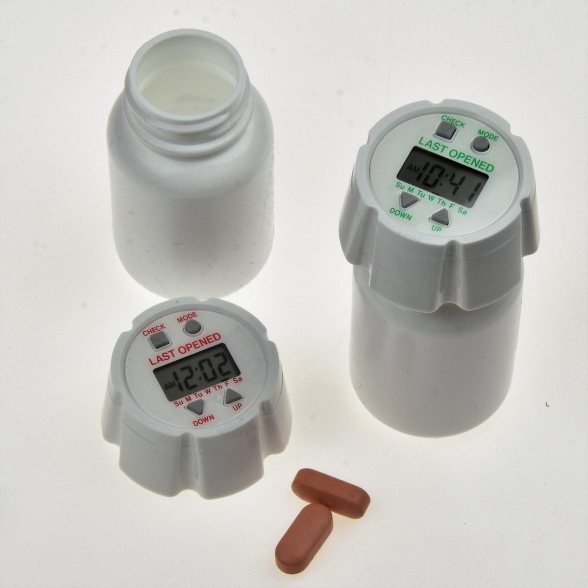 Set van 2 Timecap Medicijnalarmen met laatst geopend melding