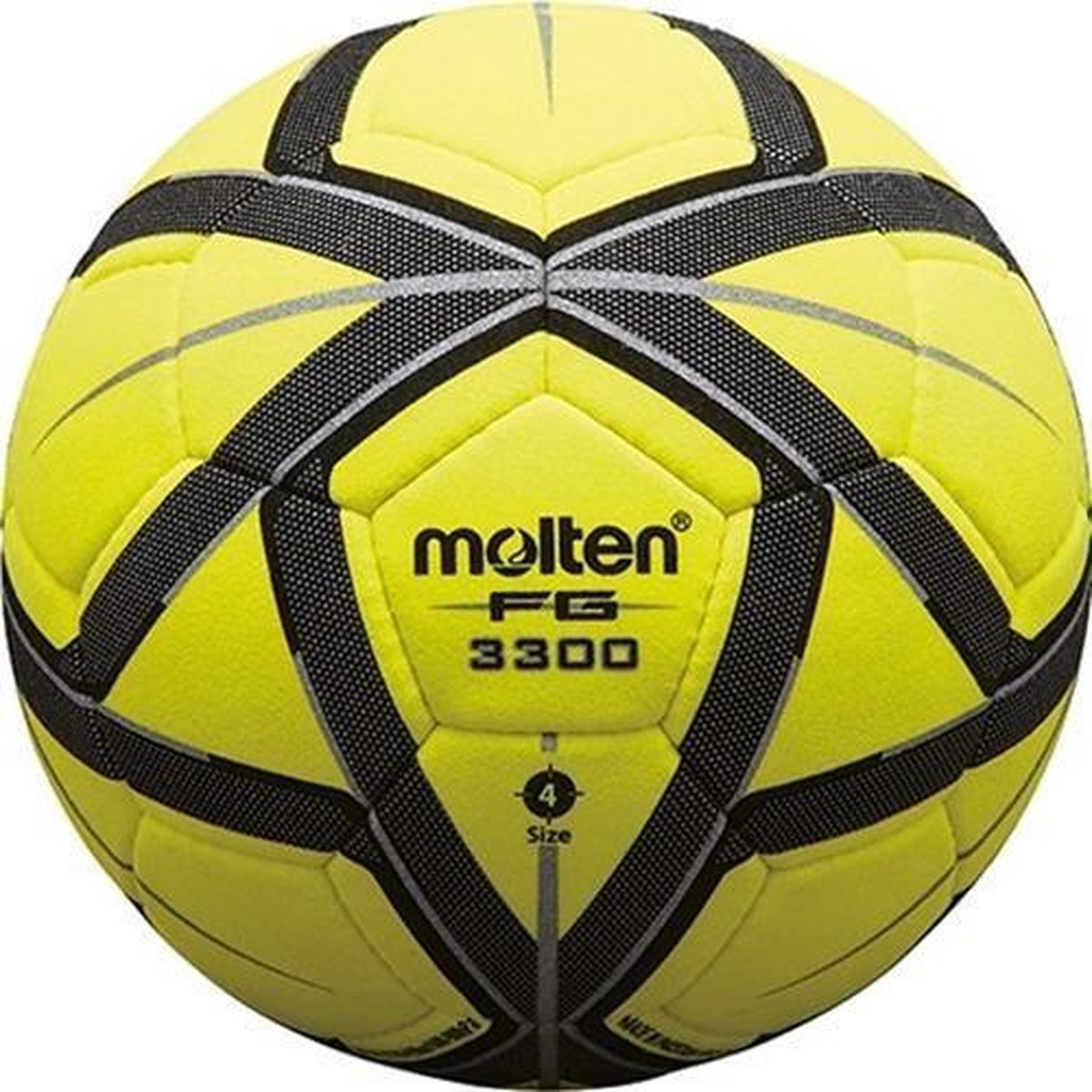 Molten Zaalvoetbal F5u5000 Suède Geel/zwart Maat 5