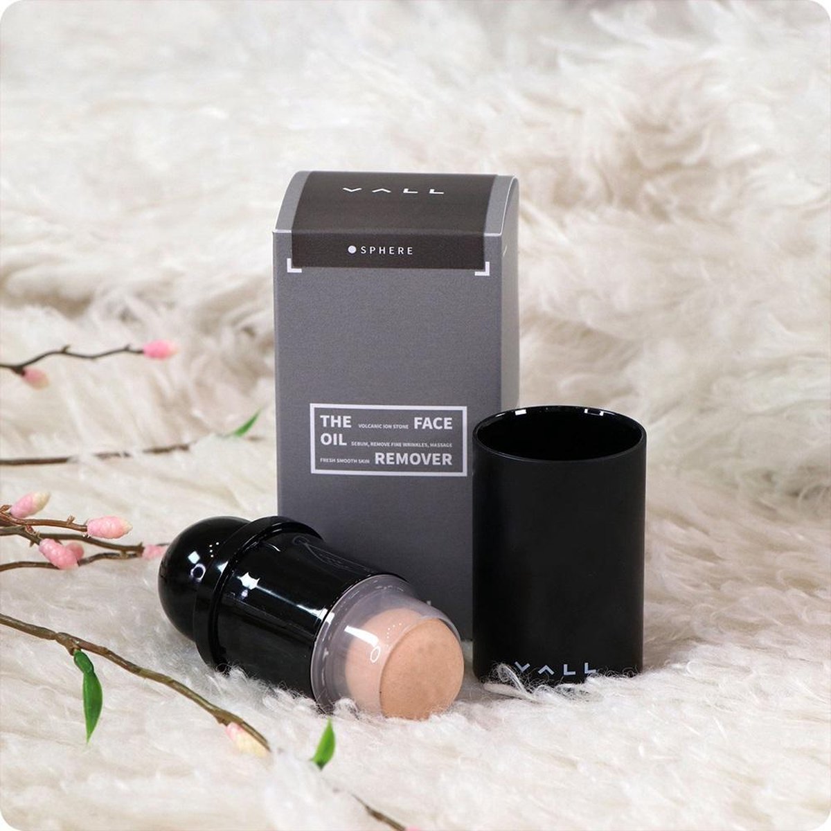 VALL Gezichtsolie Verwijderaar - Face Oil Remover - Vette Huid - K-Beauty - Natuurlijk - Glansvrij - Vulkanisch - Matterend
