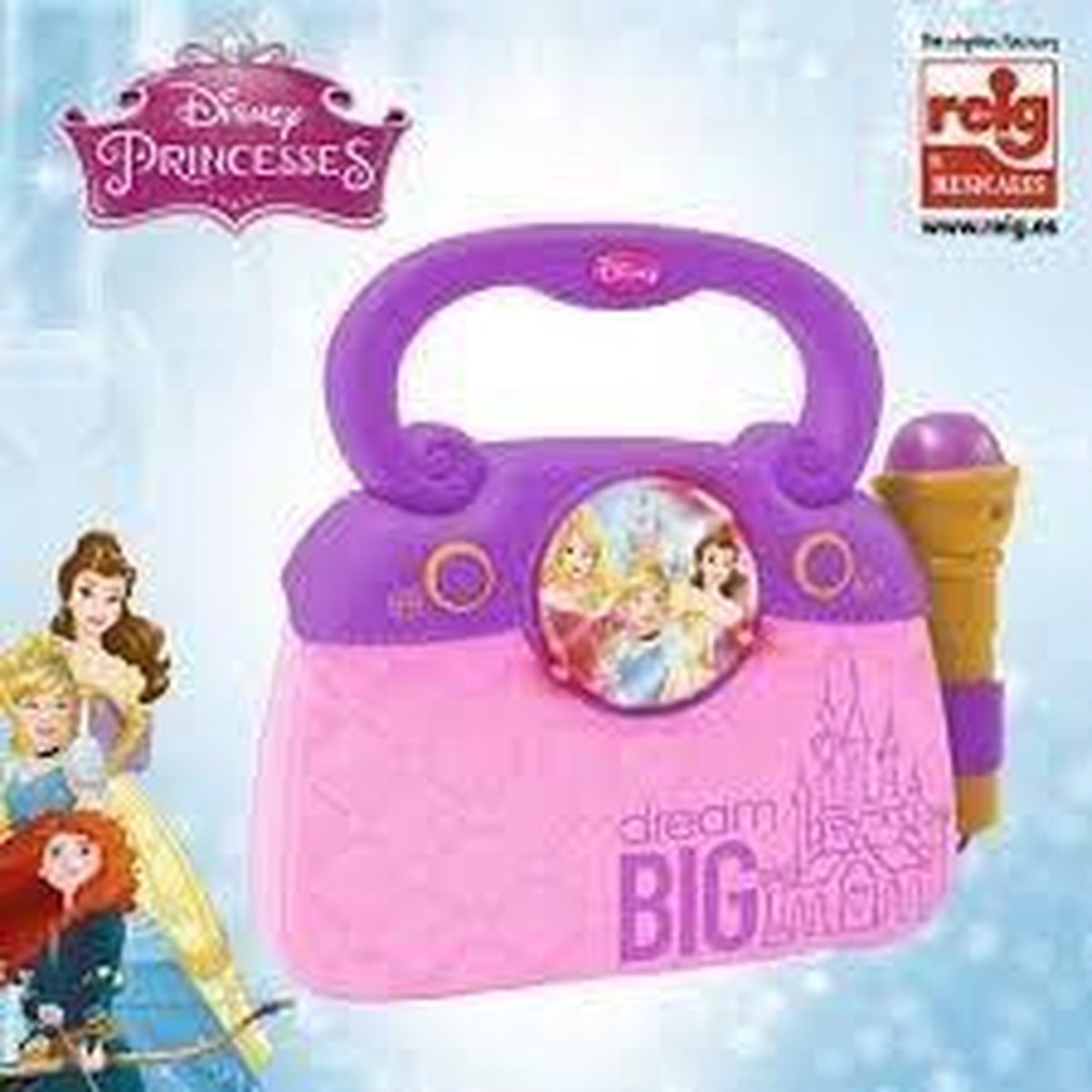 DISNEY PRINCESSE Glamour tas met microfoon