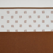 Meyco wieglaken Block stripe - 75x100 cm - camel