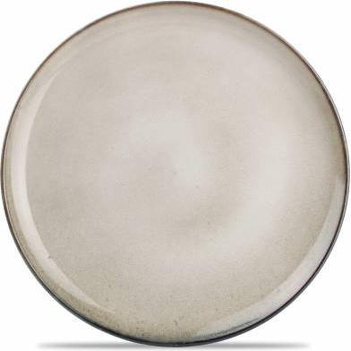 S&P MERIDIAN plat bord Ø 26cm grijsgroen(set/4)