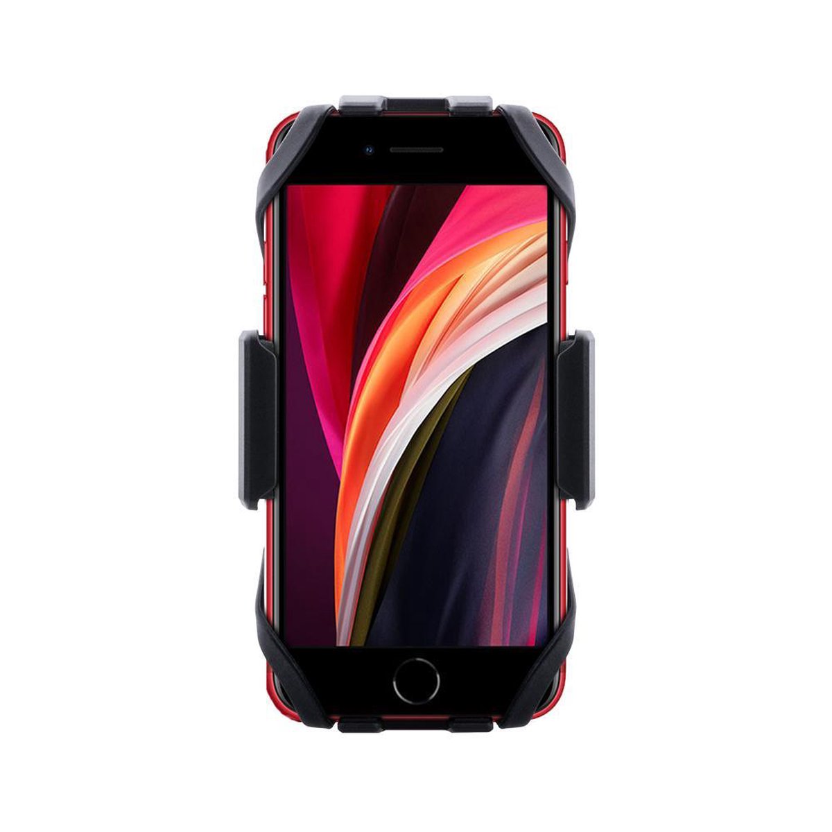 Interphone - iPhone SE (2020) Motorhouder Moto Crab Zwart