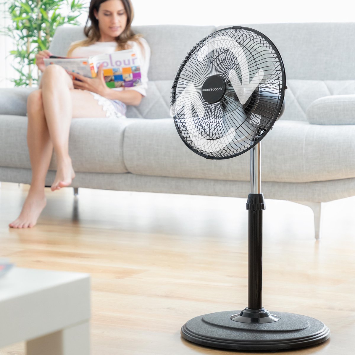 Turbo Ventilator InnovaGoods - 360 Graden - Hoge Luchtcapaciteit -  Krachtige Ventilator