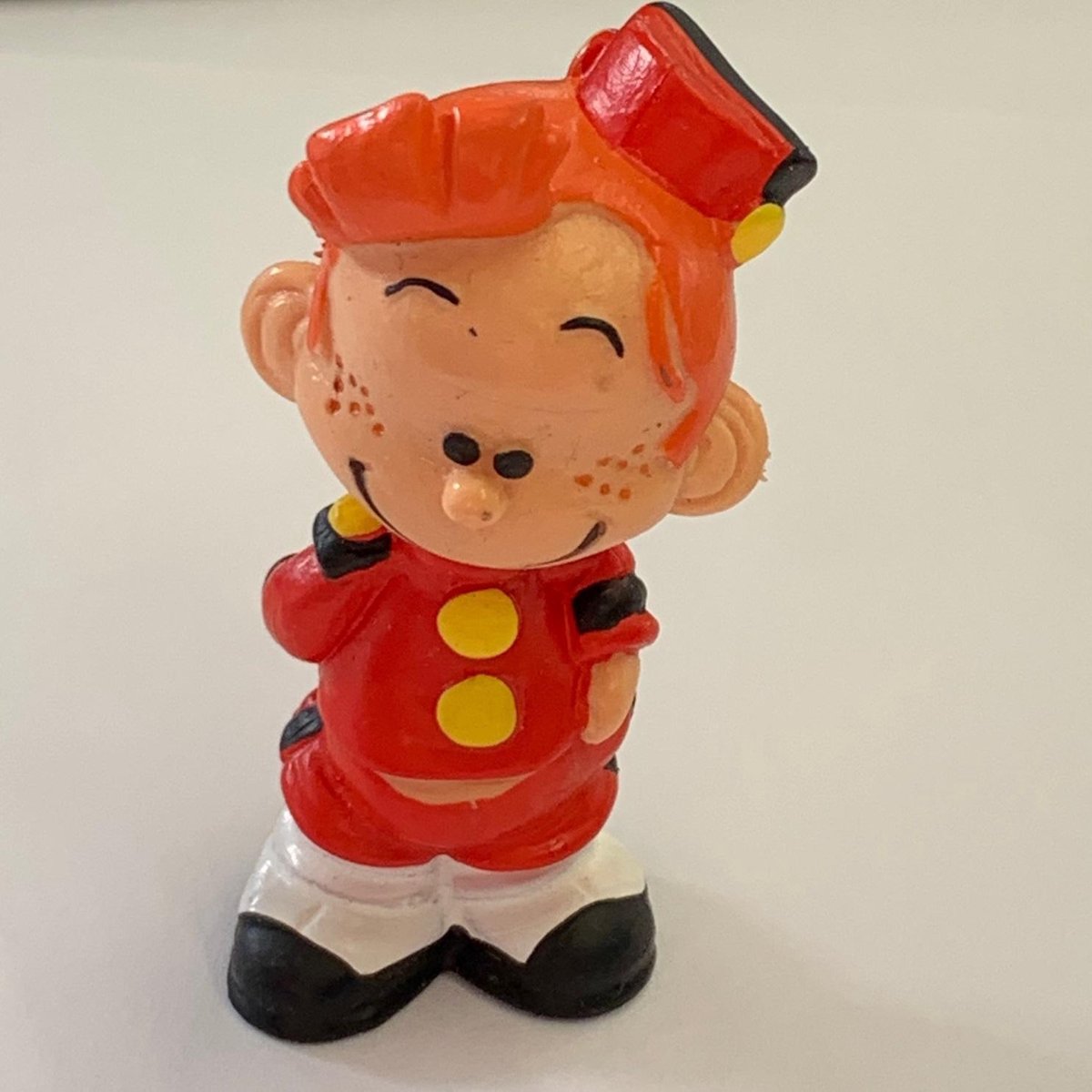Robbedoes speelfiguurtje Plastoy 6 cm