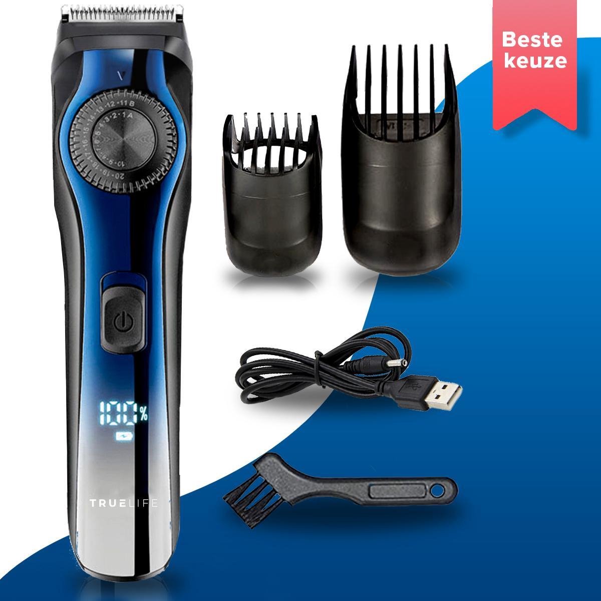 2 in 1 Baardtrimmer Voor Mannen - Tondeuse - Scheerapparaat - Instelbaar 0.5-20MM