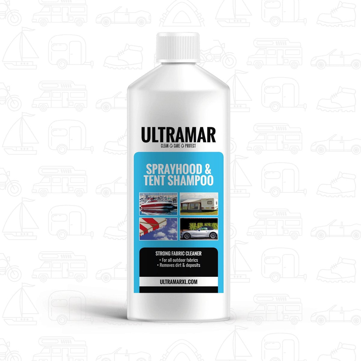 Ultramar - Sprayhood & Tent Shampoo 1L - Tentdoekreiniger voor Bootkap