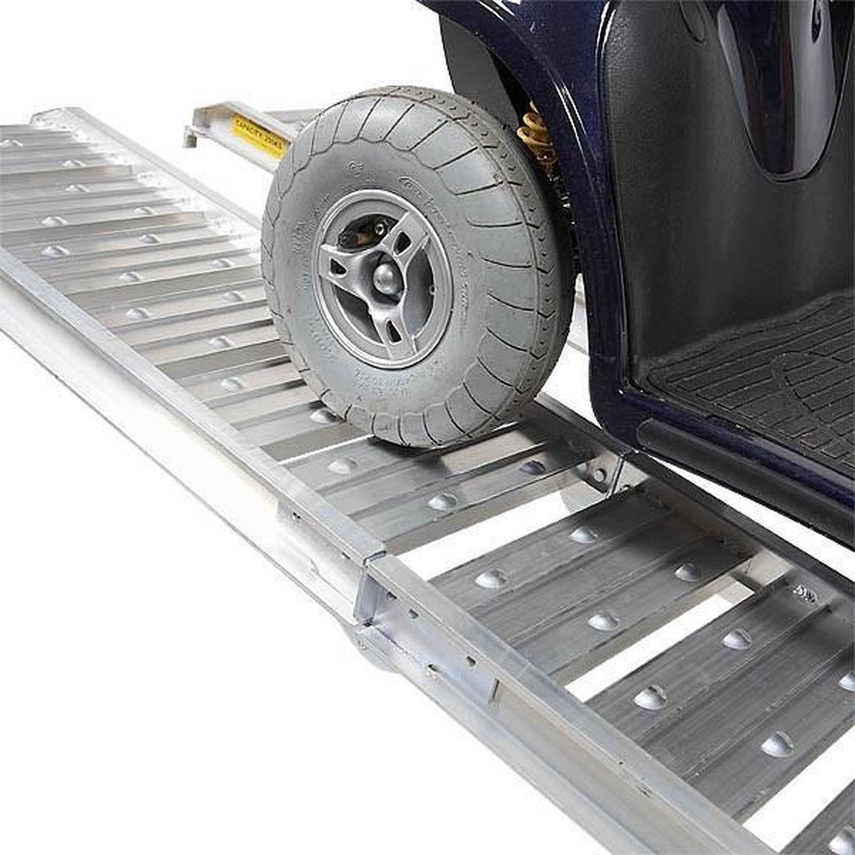 Datona® - Oprijplaat aluminium opvouwbaar - 182 cm (2 stuks)
