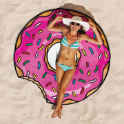 BigMouth - Strandlaken - Badlaken - Donut - 150 cm