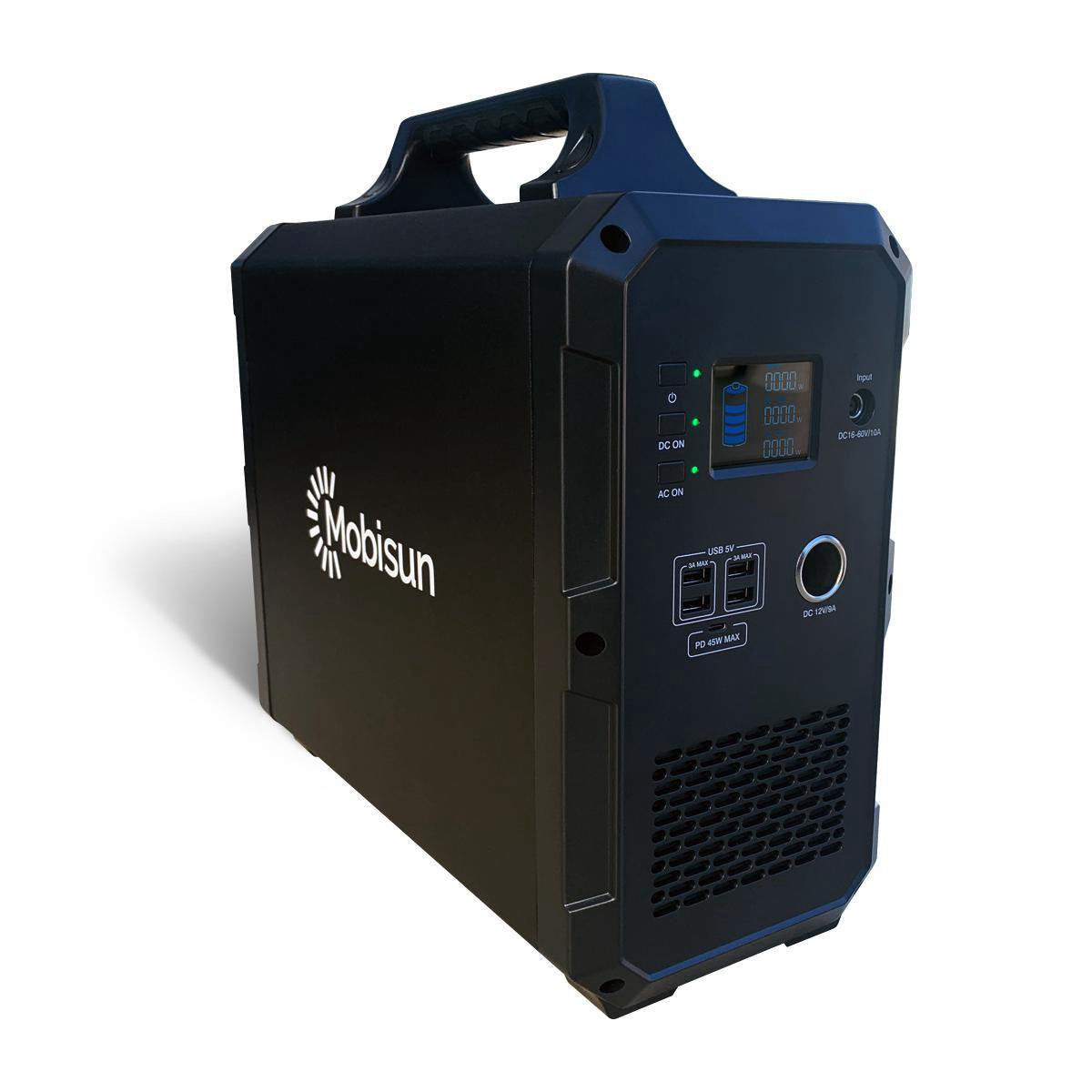 Portable Solar Generator/Portable Power Station/Accu | Draagbaar stopcontact 230V / 1000W / 1500Wh | Mobisun