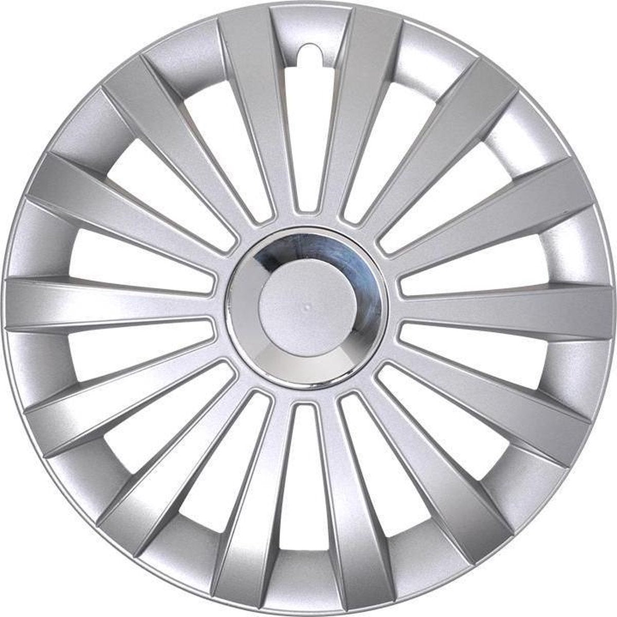 Proplus Wieldoppen Meridian 13 Inch Zilver Set Van 4