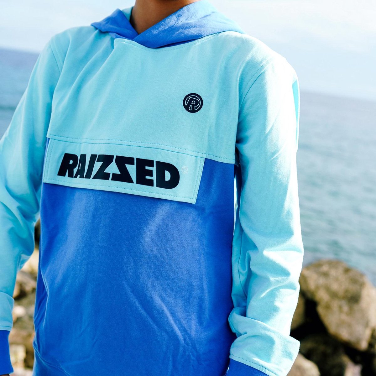 Raizzed jongens hoodie Norwich Pastel Blu