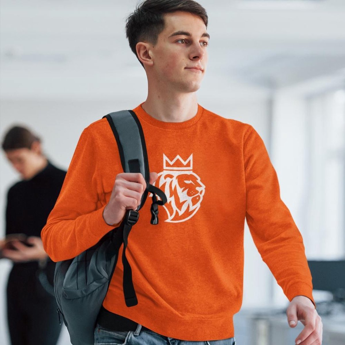 EK Trui De Leeuw (MAAT M - UNISEKS FIT) | Oranje Outfit | WK & EK Feestkleding