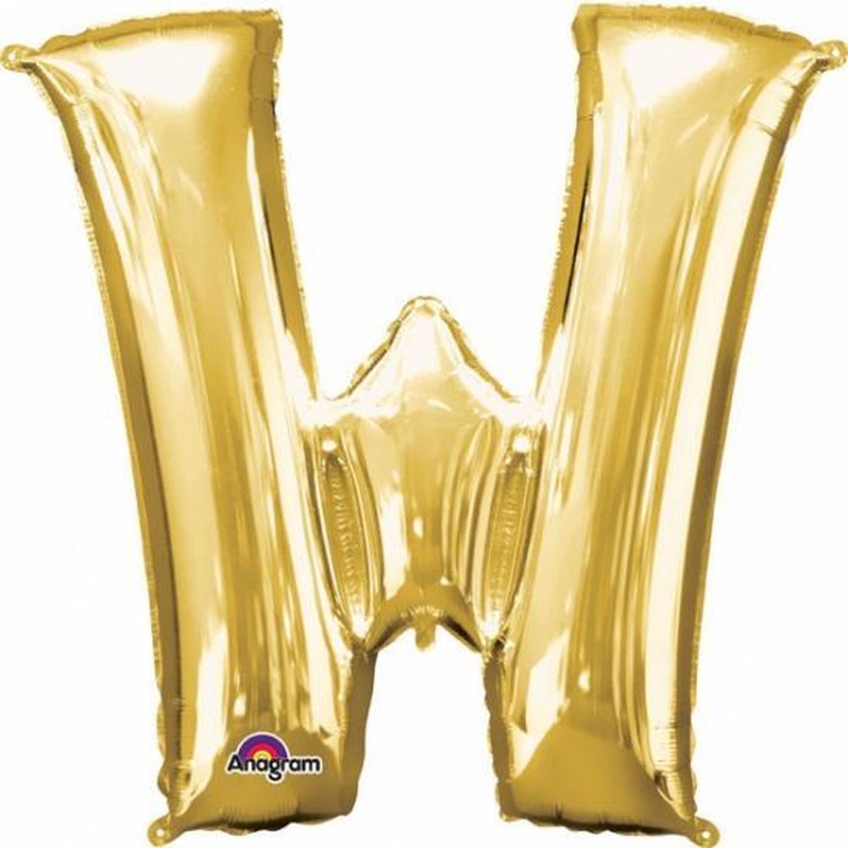 Letter W ballon goud 86 cm