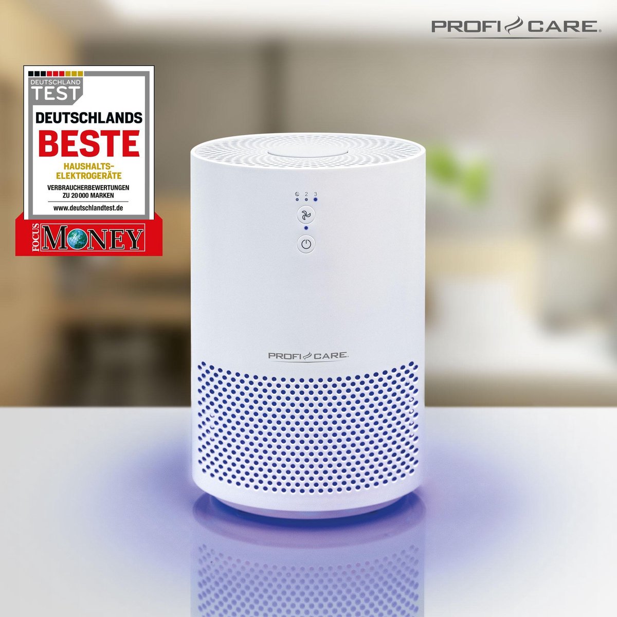 Profi-Care PC-LR 3075 Air purifier 20 m² White