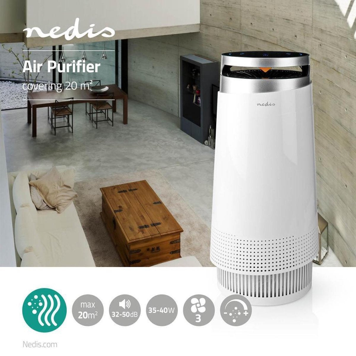 Air Purifier | 20 m2 | 35 Watt