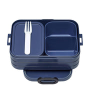 Mepal – Bento lunchbox Take a Break midi- inclusief bento box – Nordic denim – Lunchbox voor volwassenen