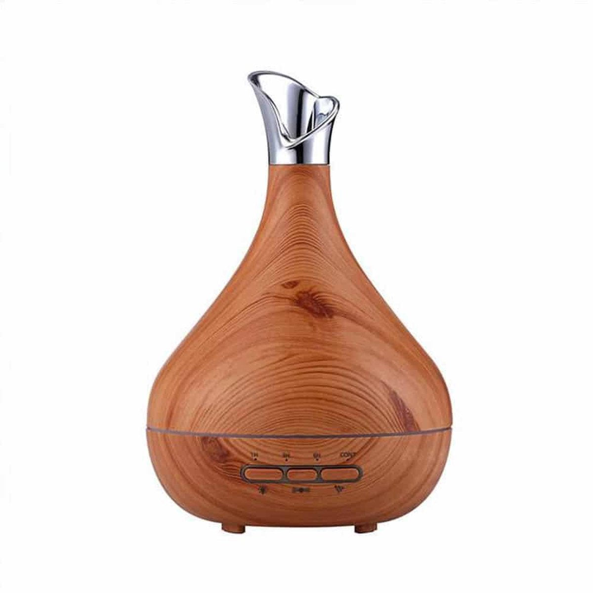 Aroma Diffuser Luchtbevochtiger 300ml | 7 Verschillende Led kleuren en 15 Lichteffecten | Aroma Vernevelaar | SensaHome Aroma Swan Bruin/Zilver