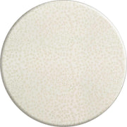 MixMamas Rond Tafelkleed Gecoat - Ø 160 cm - Blaadjes Wit/Goud