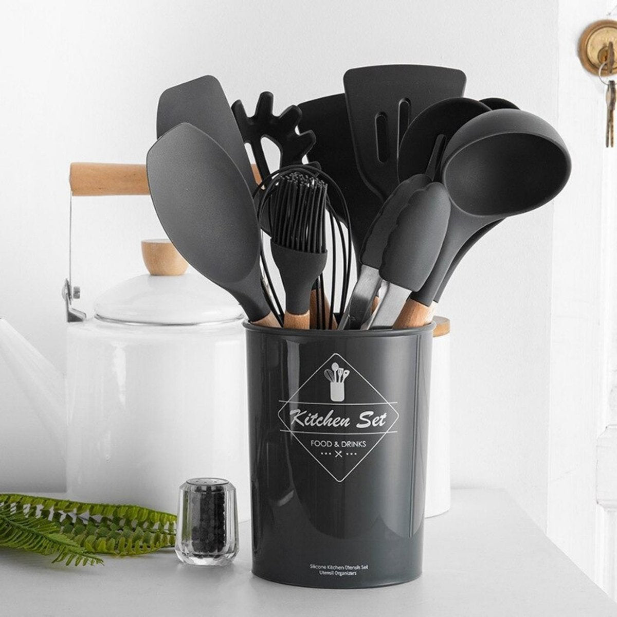 Grandecom® Pro| Silicone keukengerei set | Kookgerei | Spatel | Bakken  | Keukengerei  | Decoratie