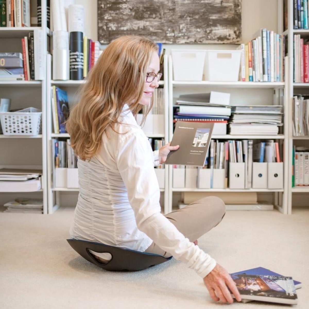 Backjoy SitSmart Core Lux Zwart - Rugsteun Zithouding Bureaustoel Auto - Rugpijn Onderrug