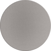 MixMamas Rond Tafelkleed Gecoat - Ø 140 cm – Rondjes en Vierkantjes – Grijs