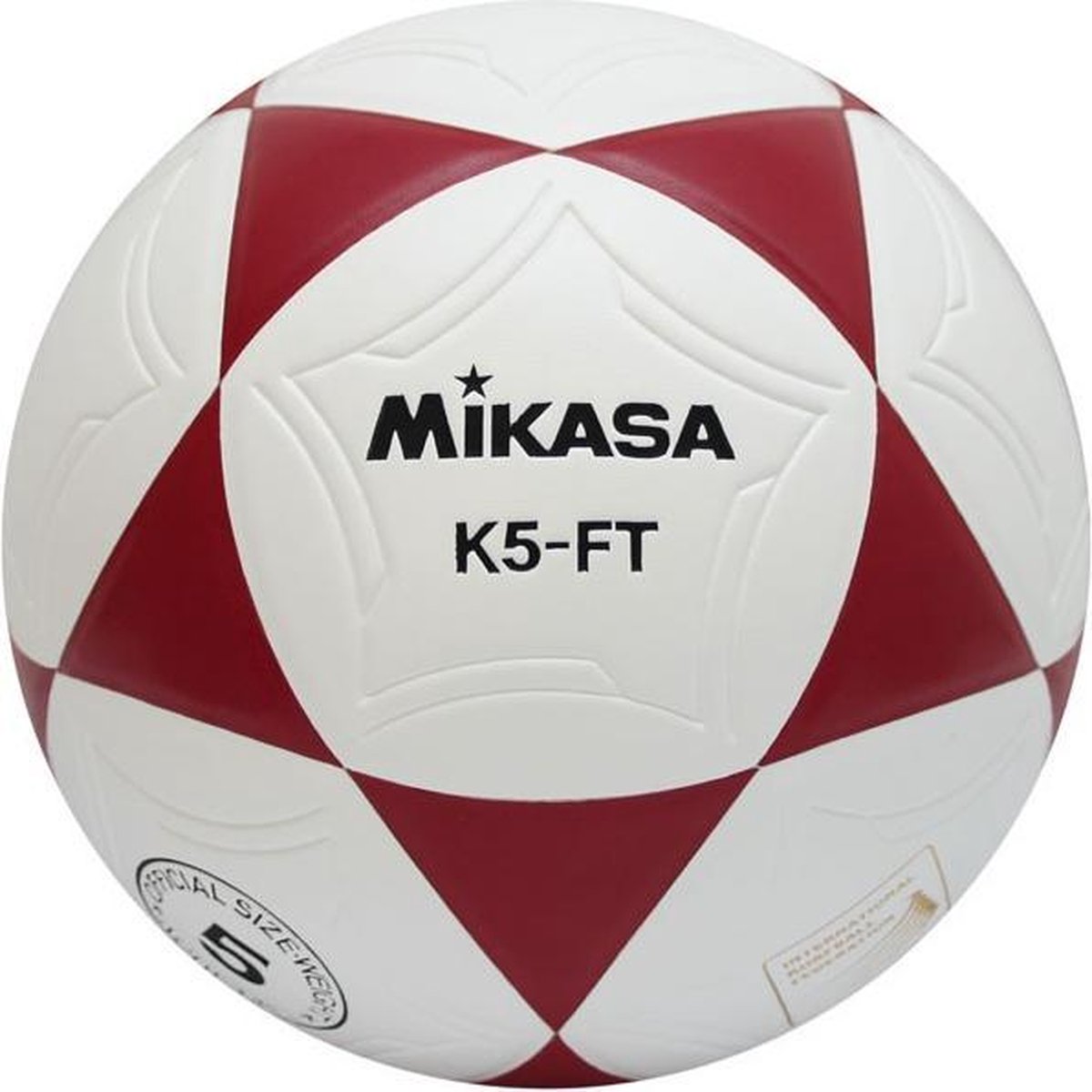 Mikasa K5-FT Korfbal - rood/wit - maat 5