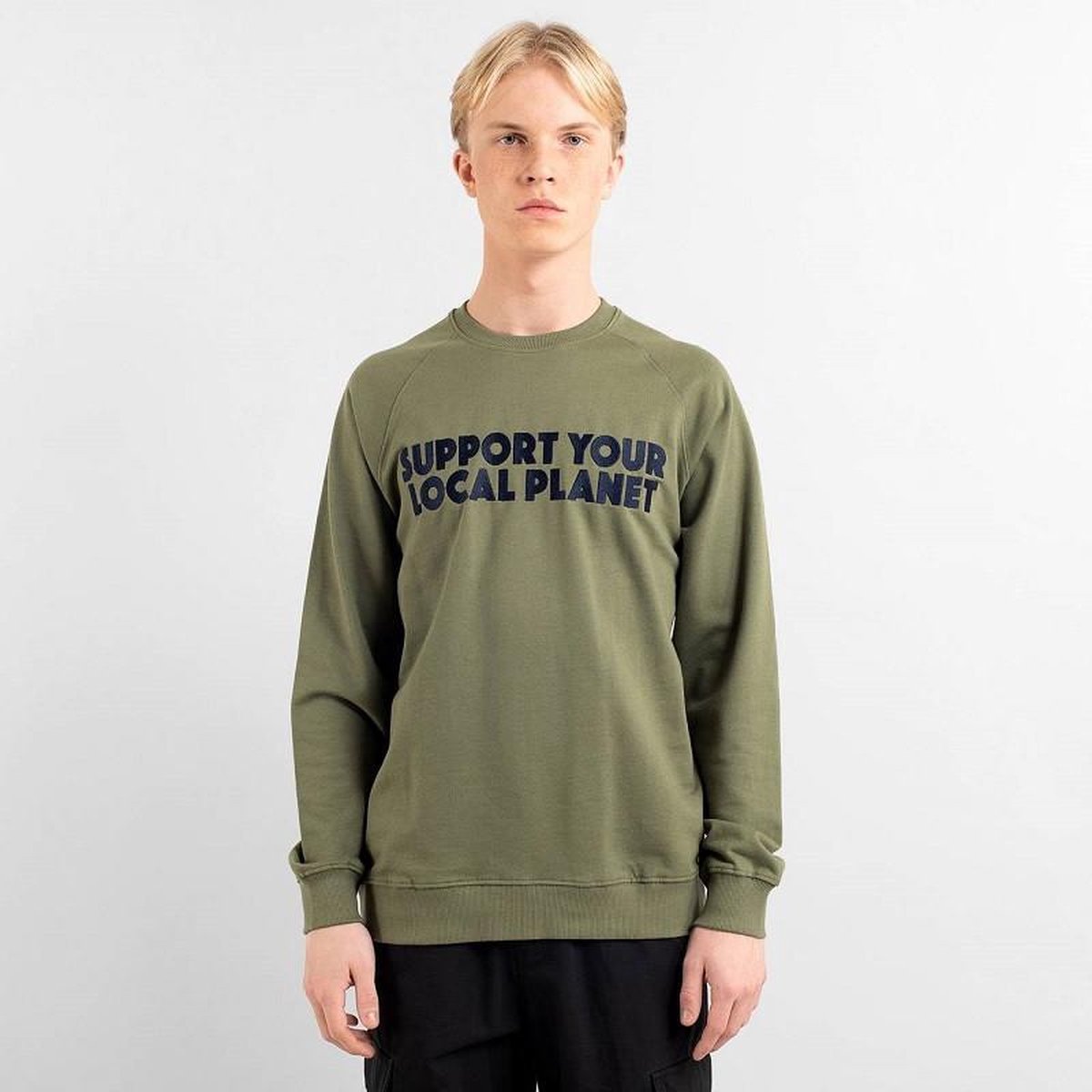 Dedicated Sweatshirt Malmoe Bold Support Leaf Green