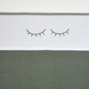 MEYCO | Ledikantlaken | Sleepy Eyes | Forest Green | 100% Katoen | 100 x 150 cm