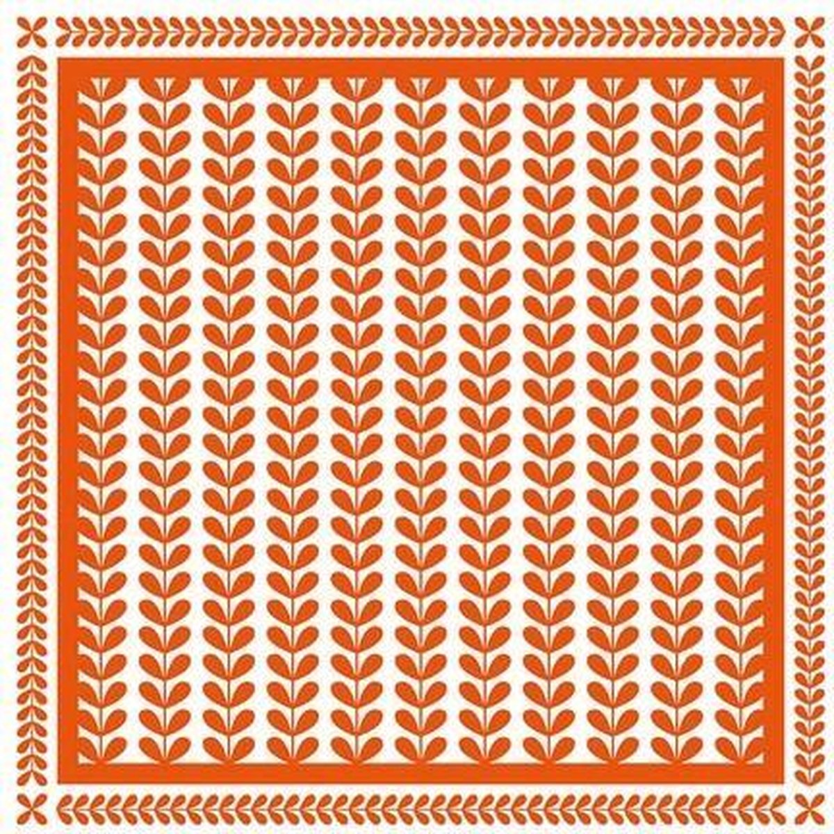 Tonic Studios 8x8 Embossing folder - Retro fan 1442E
