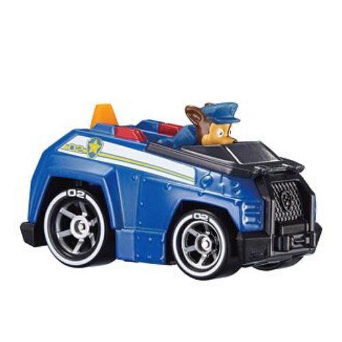 Paw Patrol Die cast voertuig -  Chase - 7 cm