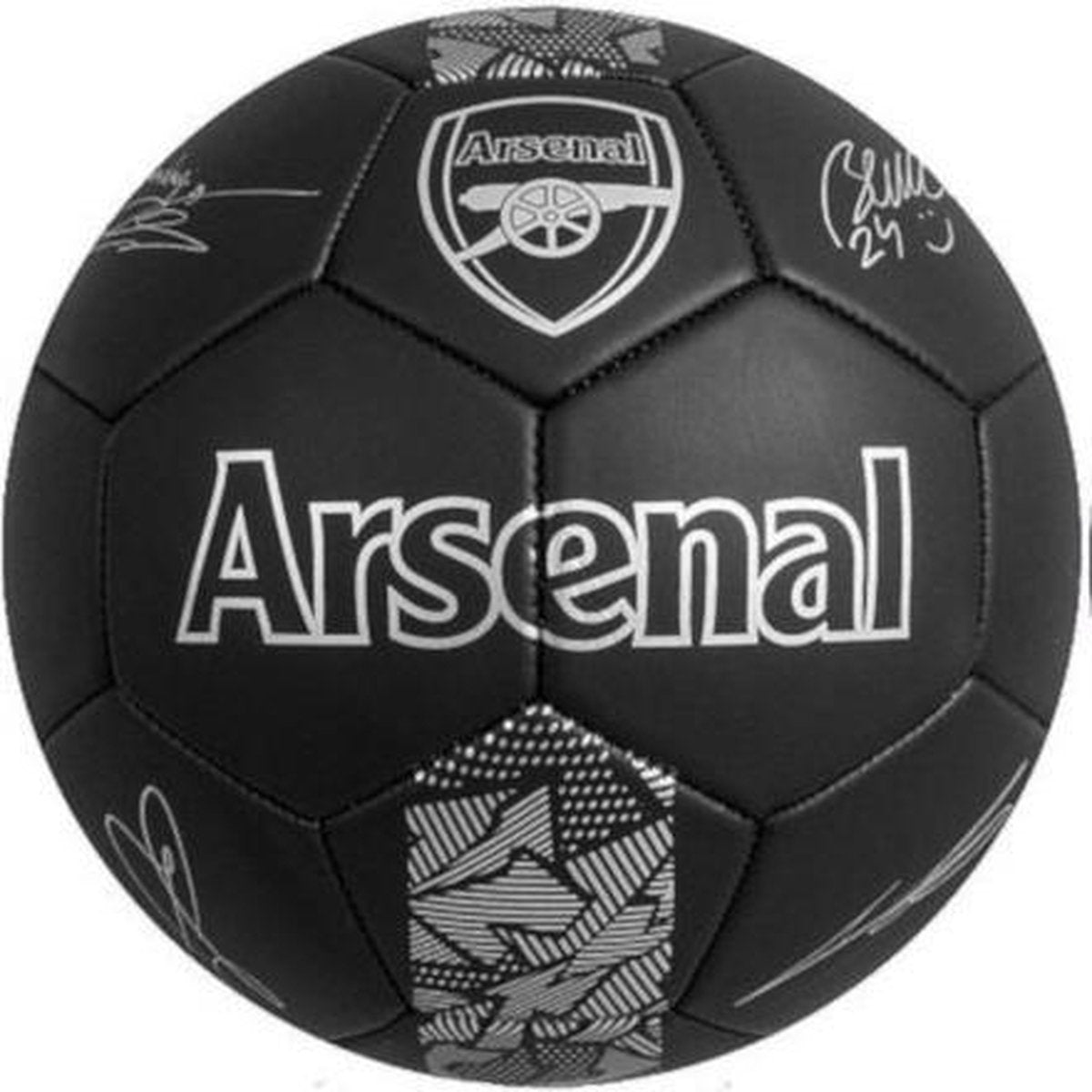 Arsenal Voetbal Pvc Zwart Maat 5