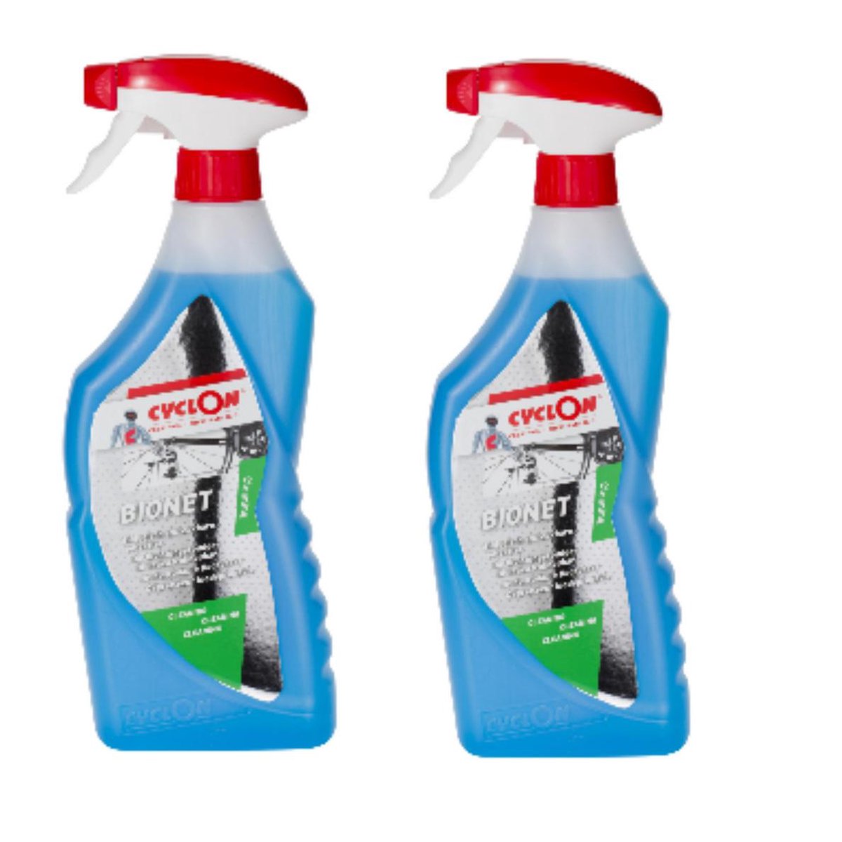 2 x Olie cyclon bionet triggerspray 750ml + drinkbus
