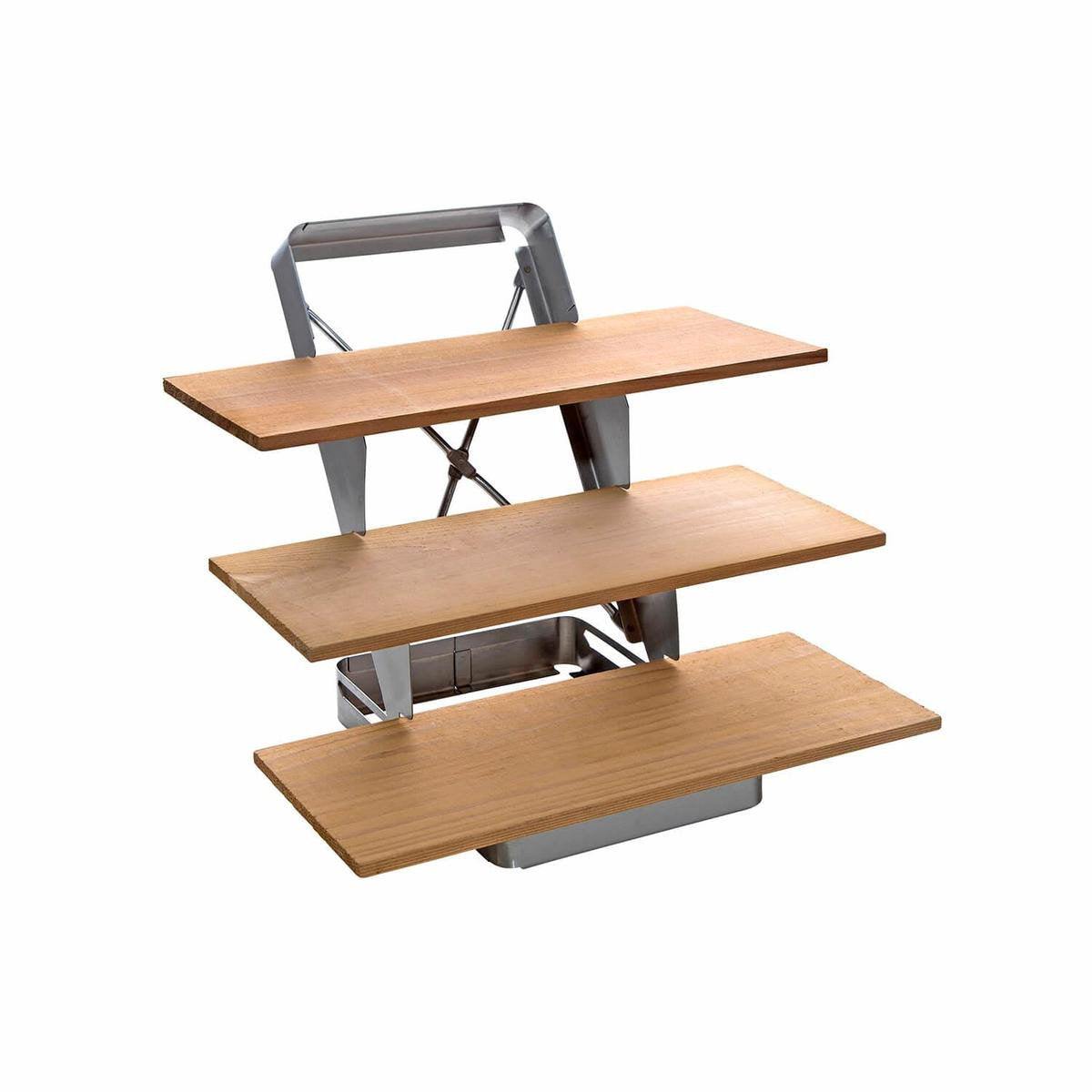 ALL'GRILL Rookplank 3-tree trap RVS