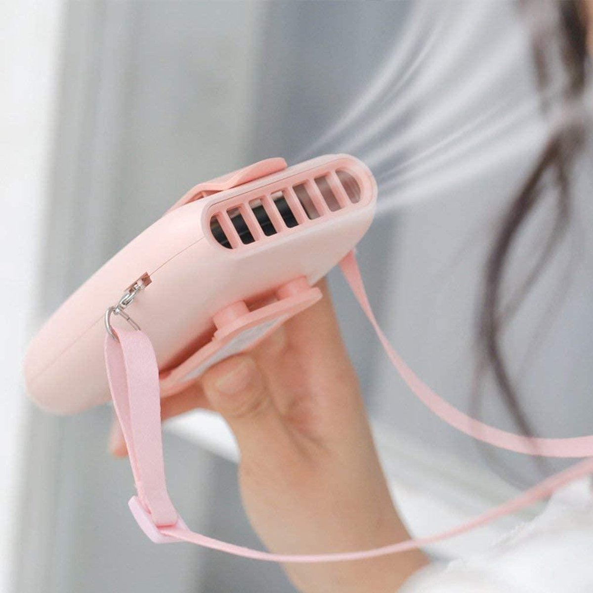 Draagbare Ventilator & Powerbank - Slim ontwerp - Handsfree Fan