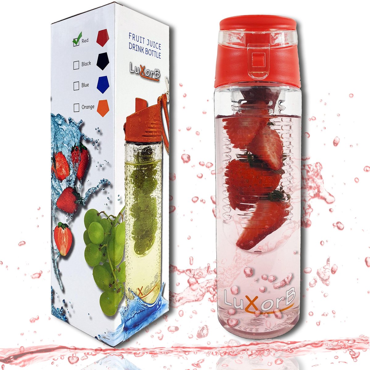 LuXorB Drinkfles -Easy- met fruitfilter