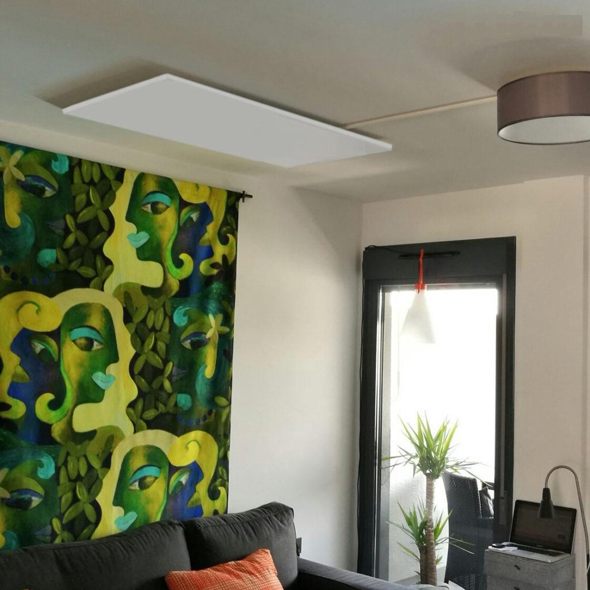 VH Thuiswerkset infraroodpaneel FH 900 watt + Echo RF thermostaat incl. opbouwontvanger