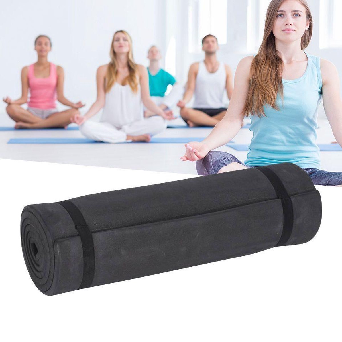 XQ Max Yogamat - zwart