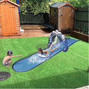 Jilong - Waterglijbaan Icebreaker - 5 meter - Blauw - Inclusief surfboard !
