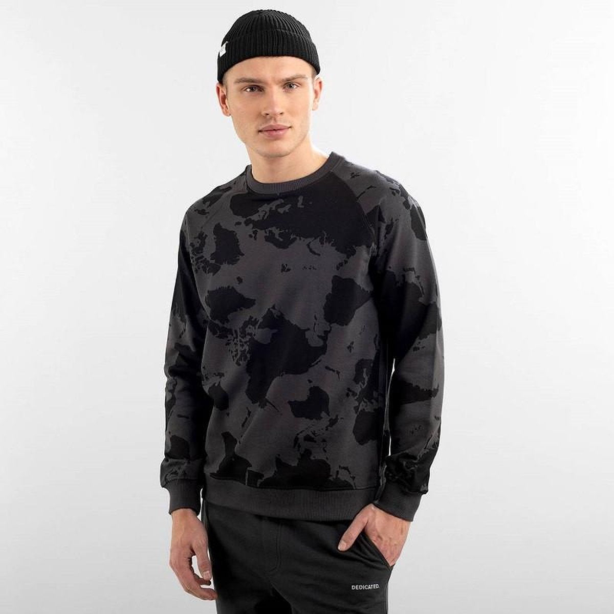Dedicated Sweatshirt Malmoe World Charcoal