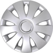 Proplus Wieldoppen Aura 14 Inch Zilver Set Van 4