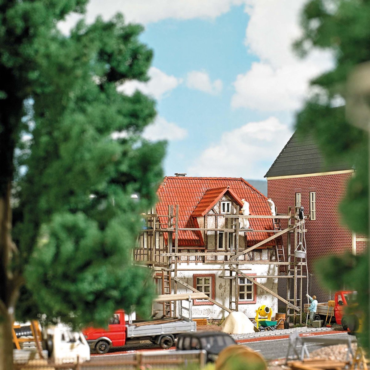 Busch - Holzgerust H0 (7/20) * - BU1372 - modelbouwsets