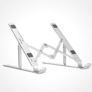 Viento Verstelbare Ergonomische Laptop/Notebook Standaard – Aluminium – Anti Slip - Apple Macbook Pro/Air